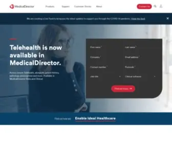 Medicaldirector.com(MedicalDirector) Screenshot