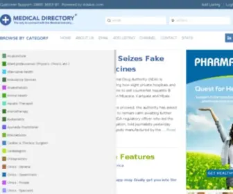 Medicaldirectory.co.za(Medical Directory of South Africa) Screenshot