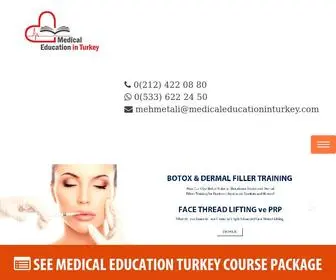 Medicaleducationinturkey.com(Medical Education In Turkey) Screenshot