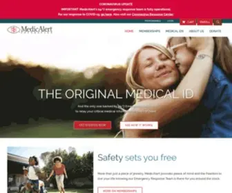 Medicalert.org(MedicAlert Foundation) Screenshot