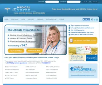 Medicalexams.com(Medical Exams) Screenshot