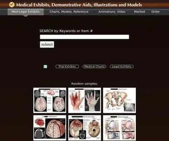 Medicalexhibits.com(Medical Exhibits) Screenshot
