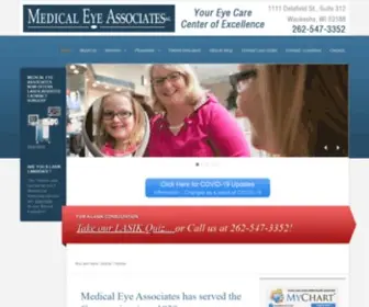 Medicaleyeassociates.com(Medical Eye Associates) Screenshot