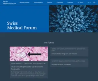 Medicalforum.ch(Swiss Medical Forum) Screenshot