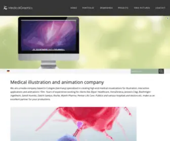 Medicalgraphics.de(Wir gestalten medizinische Illustrationen und Grafiken) Screenshot