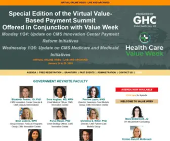 Medicalhomesummit.com(Value Based Payment Summit) Screenshot