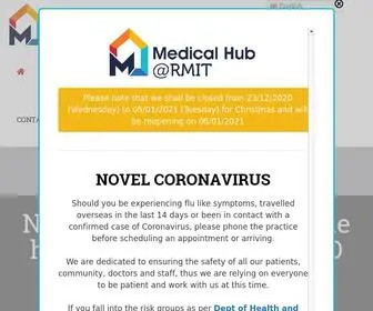 Medicalhubrmit.com.au(Bulk Billing Doctors Melbourne CBD) Screenshot