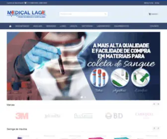 Medicallage.com.br(MedicalLage Produtos Medicos e Hospitalares) Screenshot