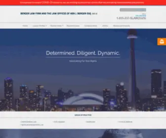 Medicallegaladvocacy.com(Toronto law firm) Screenshot