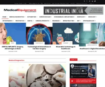 Medicalmagazine.in(Medical Equipment Magazine India) Screenshot