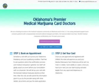 Medicalmarijuanacardoklahoma.com(Medical Marijuana Card Oklahoma) Screenshot