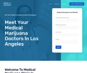 Medicalmarijuanadoctorslosangeles.com(Medical Marijuana Doctors Los Angeles) Screenshot