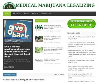 Medicalmarijuanalegalizing.com(My Wordpress Blog) Screenshot