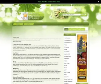 Medicalmarijuanastrains.com(Medical Marijuana Strains) Screenshot