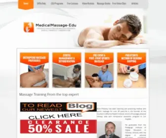 Medicalmassage-Edu.com(Massage Training From the top expert) Screenshot