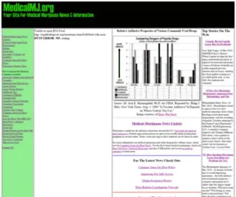 Medicalmj.org(Medical Marijuana News and Facts) Screenshot