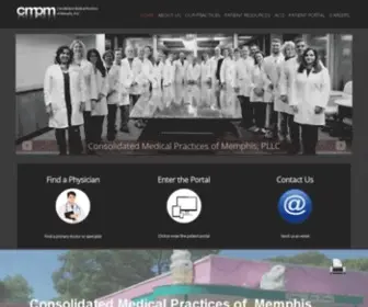 Medicalofmemphis.com(Consolidated Medical Practices of Memphis) Screenshot