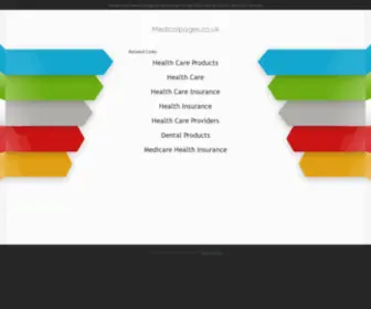 Medicalpages.co.uk(Medical domains) Screenshot
