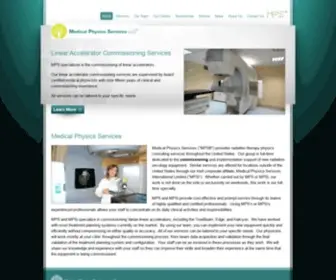 Medicalphysicsservices.com(Medical Physics Services) Screenshot