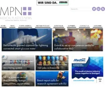 Medicalplasticsnews.com(Medical Plastics News) Screenshot