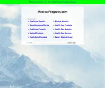 Medicalprogress.com(Medical Progress) Screenshot