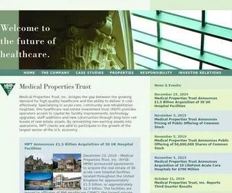 Medicalpropertiestrust.com(MPT) Screenshot