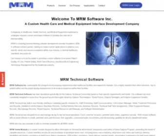 Medicalrmsoftware.com(MRM Software INC) Screenshot