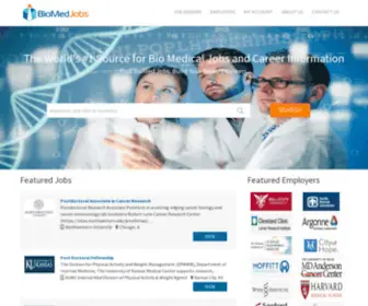 Medicalschoolcareers.com(Bio Med Jobs) Screenshot