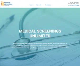 Medicalscreenings.com(MSU Marketing Site) Screenshot