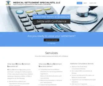 Medicalsettlementspecialists.com(Medical Settlement Specialists) Screenshot