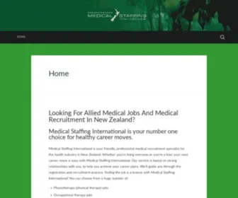 Medicalstaffing.co.nz(medicalstaffing) Screenshot