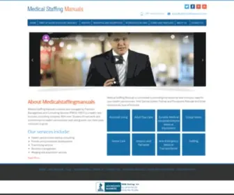 Medicalstaffingmanuals.com(Medical Staffing Business & Startups Guide) Screenshot