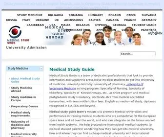 Medicalstudyguide.com(Medical study guide) Screenshot