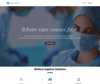 Medicalsuppliesco.us(Medical Supplies co) Screenshot