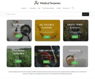 Medicalterpenes.com(Medical Terpenes) Screenshot