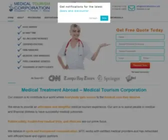 Medicaltourismco.com(Medical Tourism Corporation) Screenshot