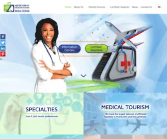 Medicaltourismmphs.com(Metro Pavia Medical Tourism) Screenshot
