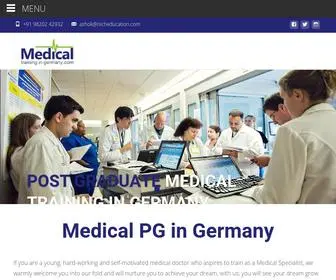 Medicaltrainingingermany.com(Medical PG In Germany) Screenshot