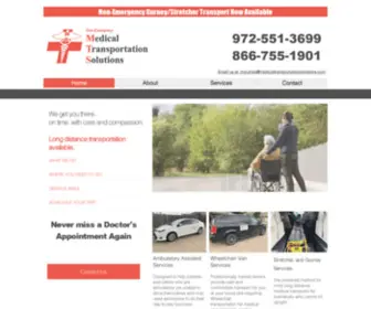 Medicaltransportationsolutions.com(Medical Transportation Solutions) Screenshot