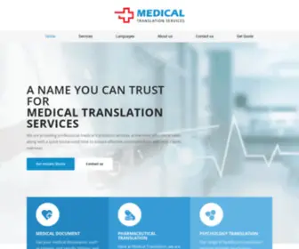 Medicaltransservices.com(Professional Medical Translation Services) Screenshot