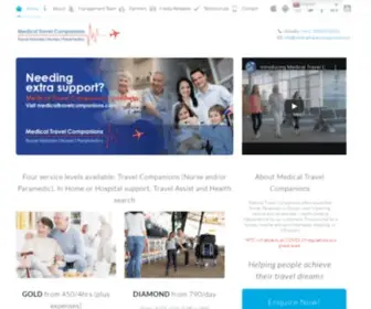 Medicaltravelcompanions.com(Medical Travel Companions) Screenshot