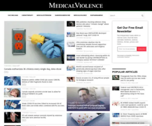 Medicalviolence.com(Medical violence com) Screenshot