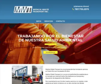 Medicalwastepuertorico.com(Medical Waste Transport Inc) Screenshot