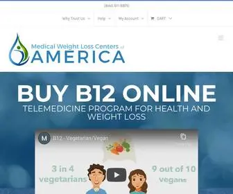 Medicalweightlosscentersofamerica.com(Buy B12 Online telemedicine program) Screenshot