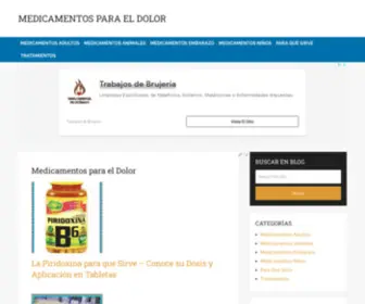 Medicamentosparaeldolor.com(Medicamentos para el Dolor enero) Screenshot