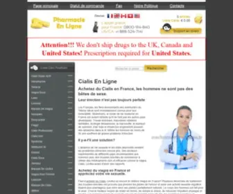 Medicamentsen-Ligne.com(Achat Cialis sans ordonnance en pharmacie en France) Screenshot