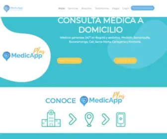 Medicapp.com.co(Médico a Domicilio MedicApp SAS) Screenshot