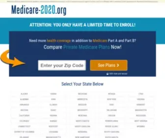 Medicare-2020.org(Medicare 2020) Screenshot