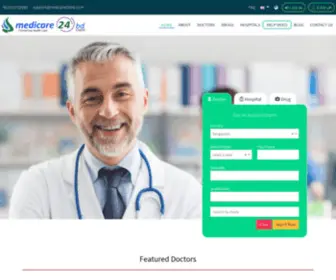 Medicare24BD.com(Connecting Health Care) Screenshot