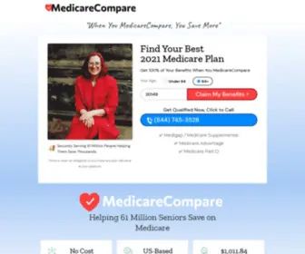 Medicarecompare.tv(Get Your Best Medicare Plan) Screenshot